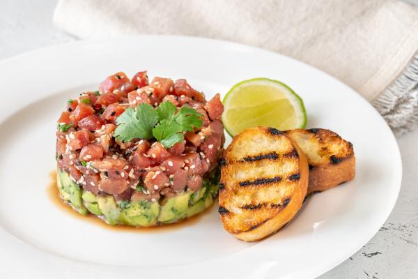Raw fish dishes | Tuna tartare Raw fish dishes | Tuna tartare