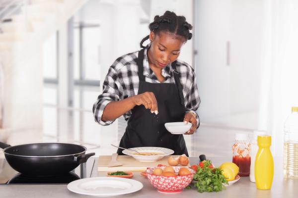 Is salt bad for you? | A cook sprinkles salt Is salt bad for you? | A cook sprinkles salt