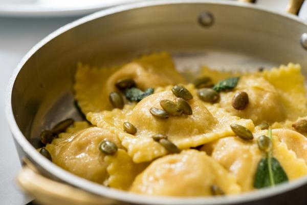 Ravioli at Stelvio on Dundas West in Toronto Ravioli at Stelvio on Dundas West in Toronto