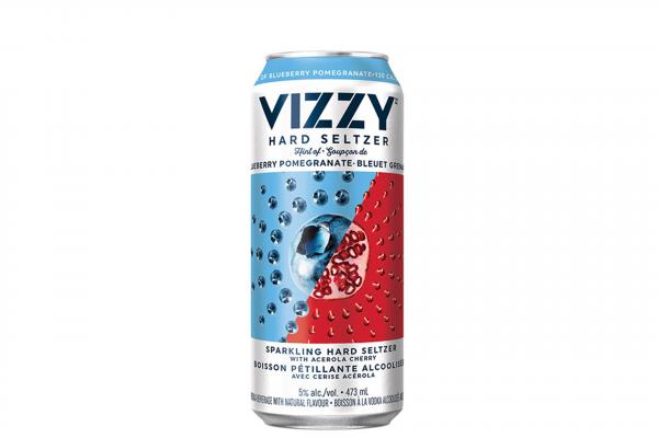 Summer drinks | A can of Vizzy hard seltzer in blueberry pomegranate Summer drinks | A can of Vizzy hard seltzer in blueberry pomegranate