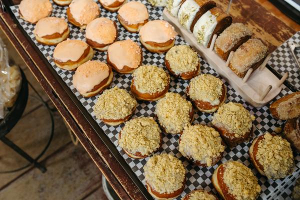 Doughnuts at Ravine Vineyard Estate Winery in Niagara