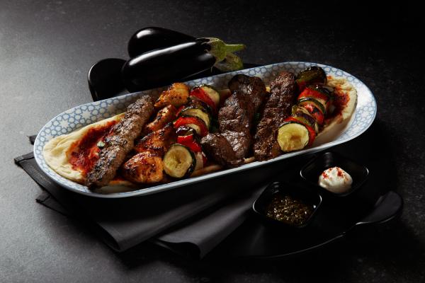 Romantic restaurants in Toronto | Meat skewers at Laylak