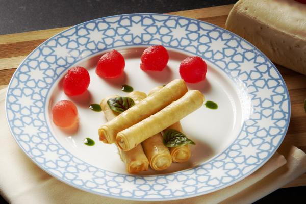 Romantic restaurants in Toronto | Cheese rolls at Laylak