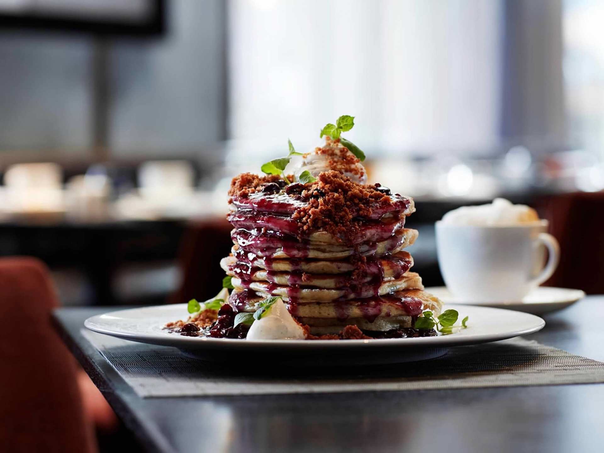 Best restaurants in Yorkville | Berry pancakes at ONE Restaurant
