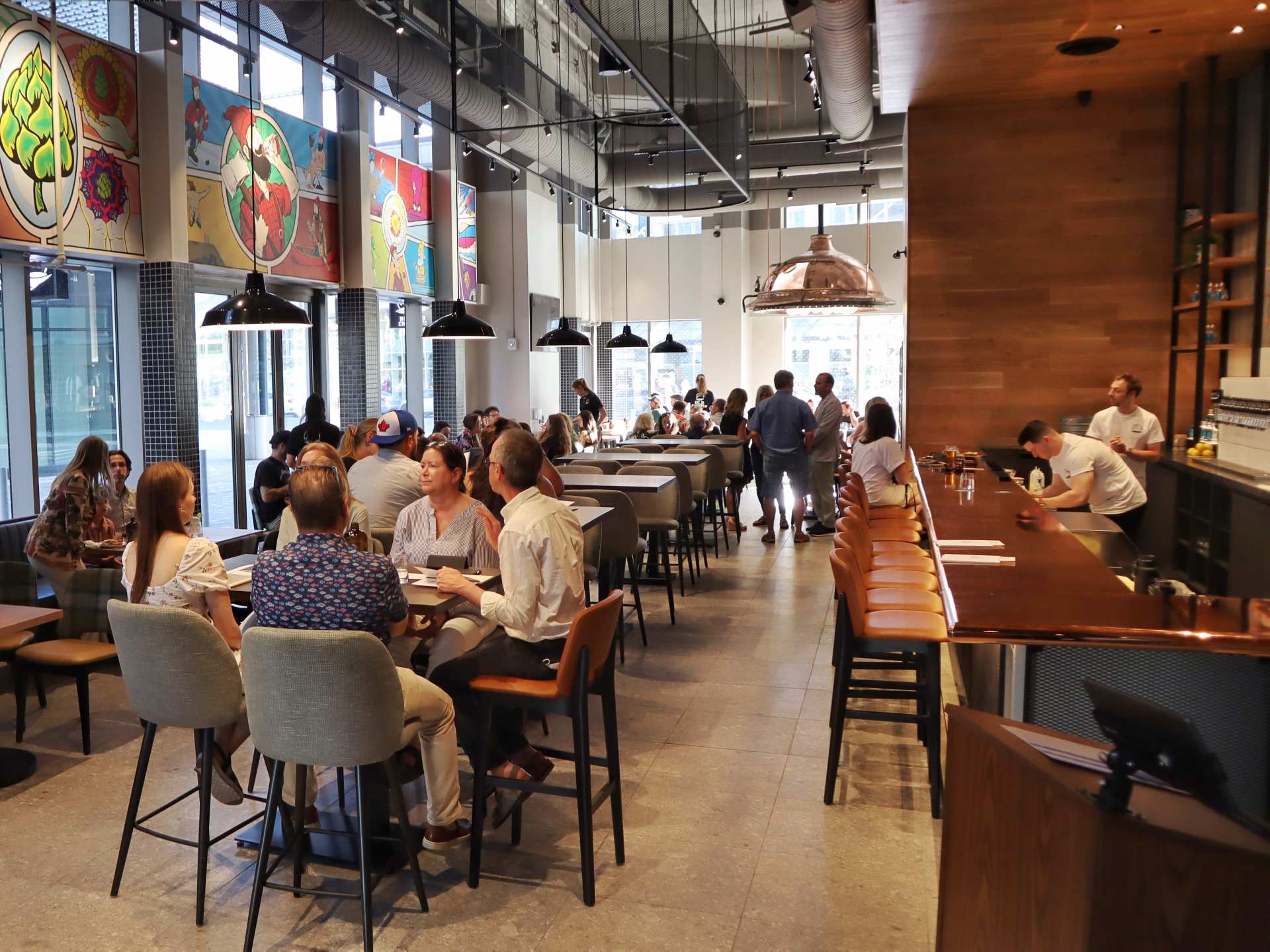 Inside the new Great Lakes Brewpub