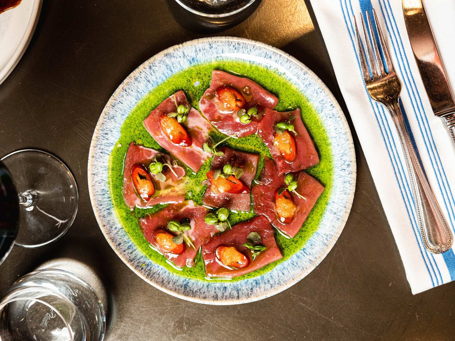 The best Distillery District restaurants | Yellowfin tuna ceviche at Cluny