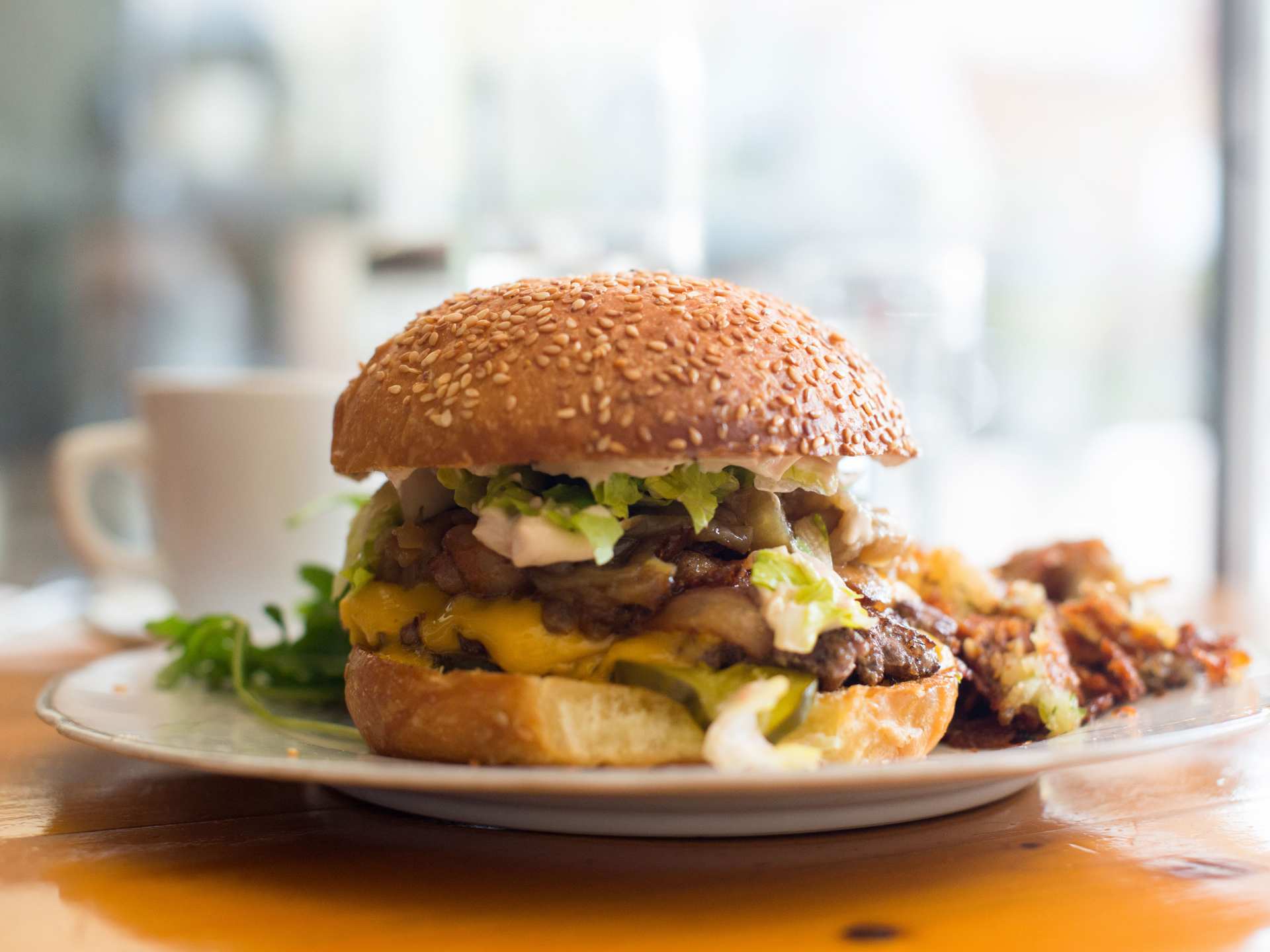 Best brunch in Toronto | A burger at The Federal