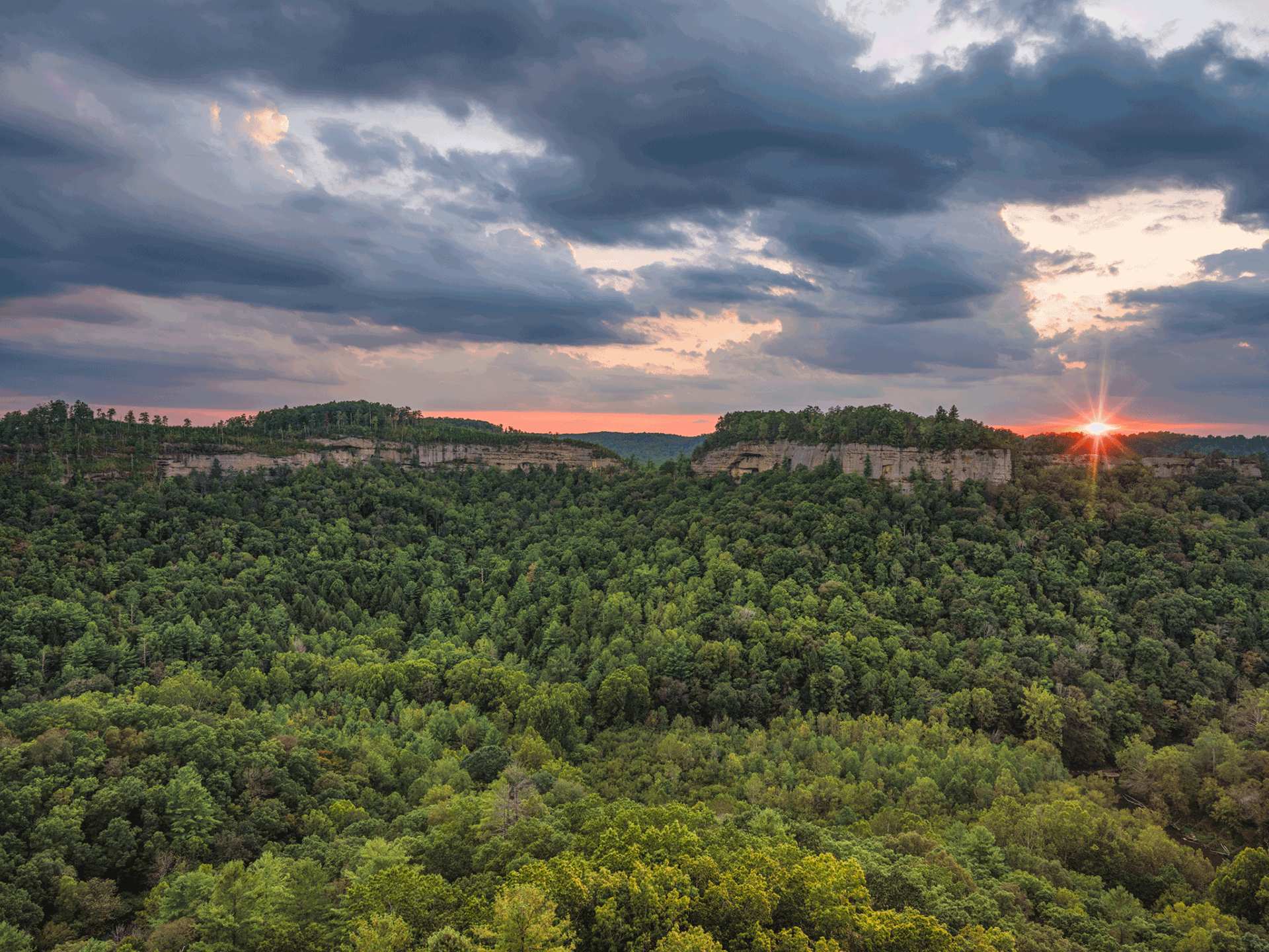 Visit Kentucky | Sunset at Red River Gorge