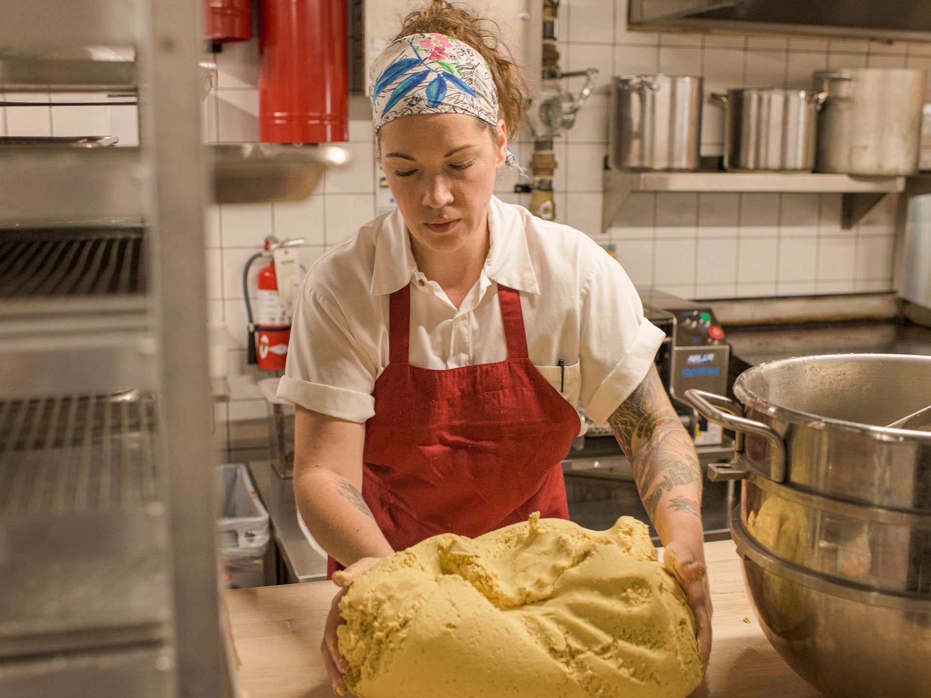 Toronto Michelin Guide | Fonda Balam chef-owner Kate Chomyshyn preps the masa