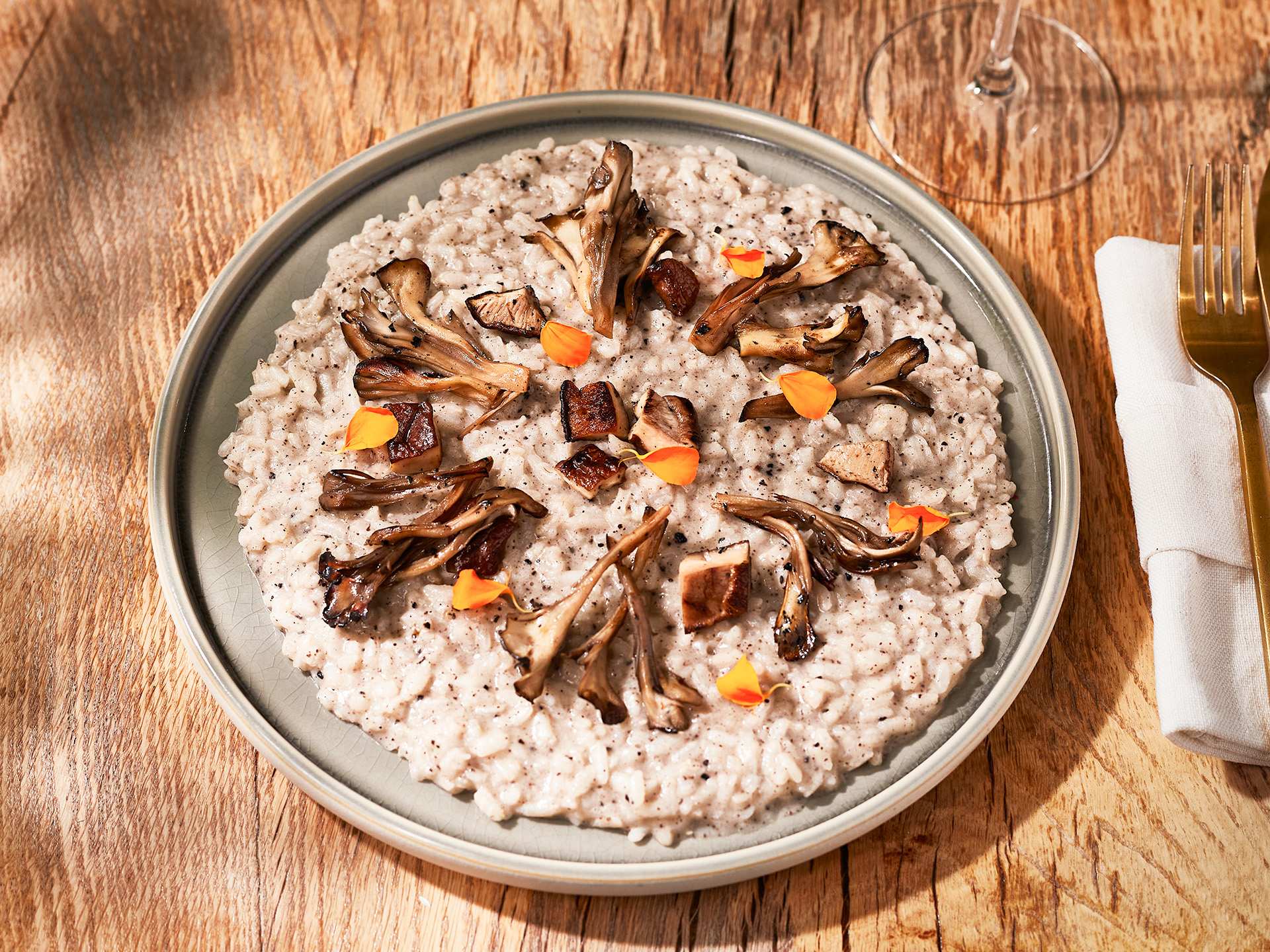 Casa Madera | Vegan mushroom risotto at Casa Madera