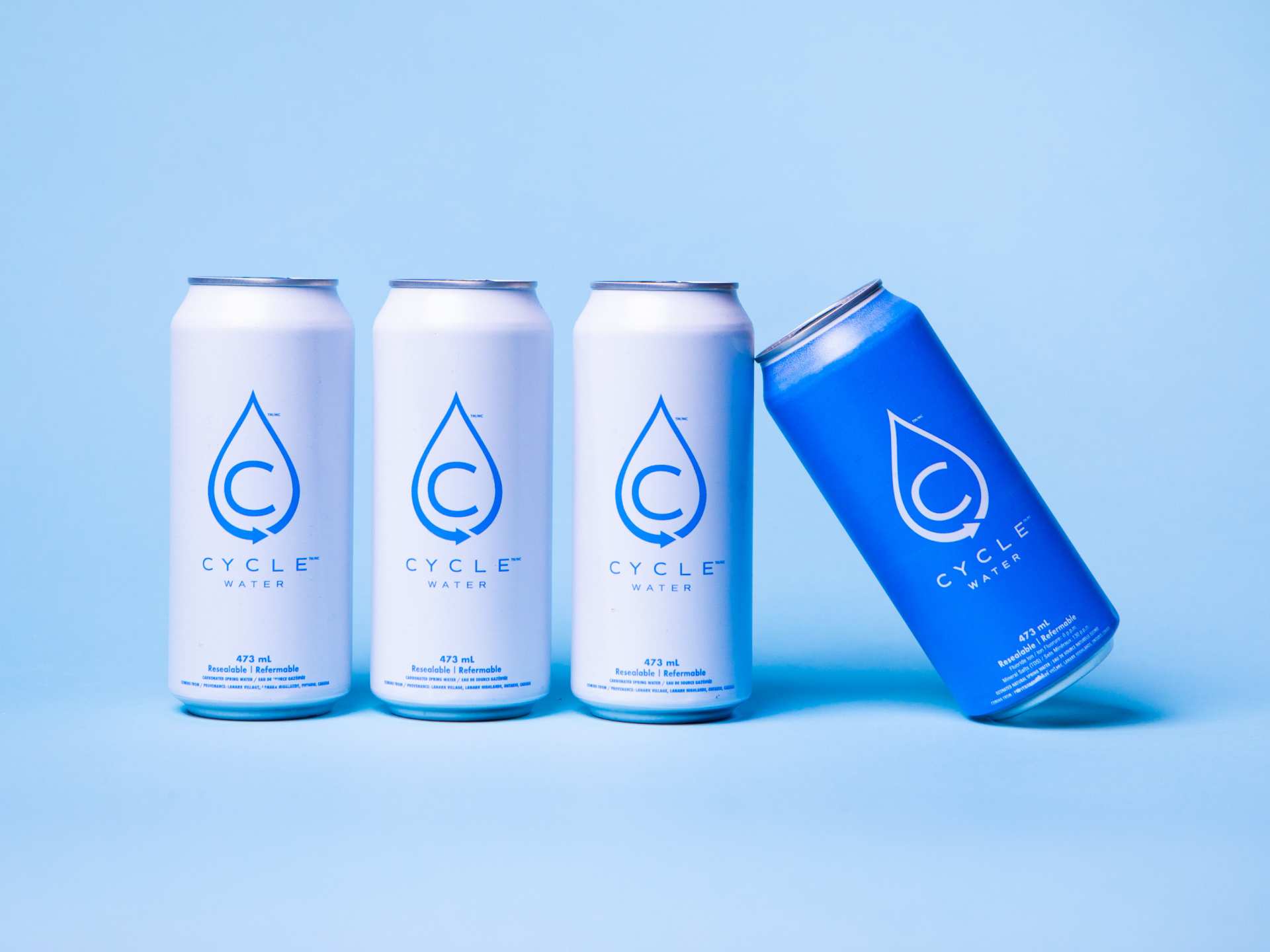 Sparkling Water | Cans of Ontario-based Cycle water
