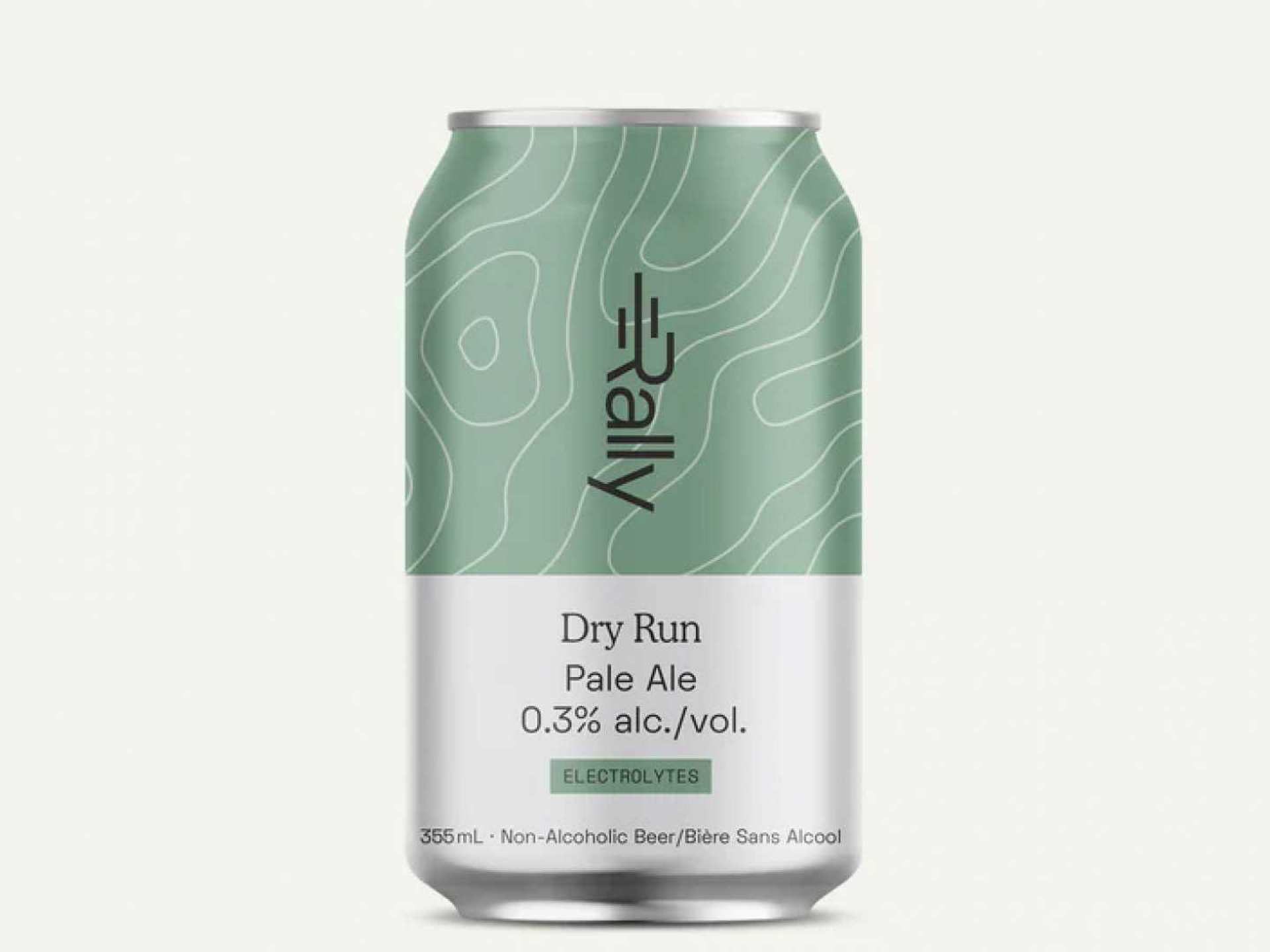 Non-alcoholic wine and non-alcoholic beer | Rally Dry Run Non-Alcoholic Pale Ale can