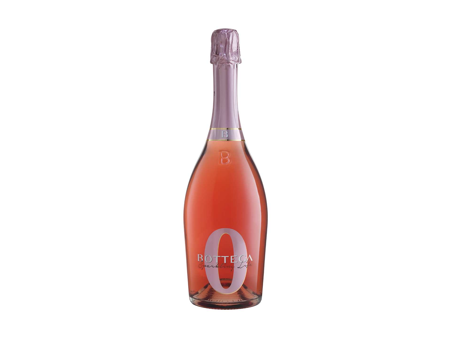 Non-alcoholic wine and non-alcoholic beer | Bottega 0 Rose bottle