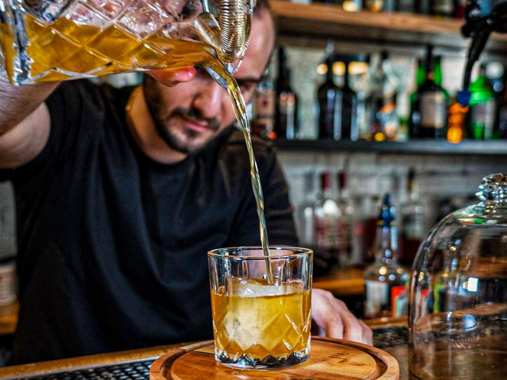 Old Toronto cocktail at Nuna in Parkdale, Toronto
