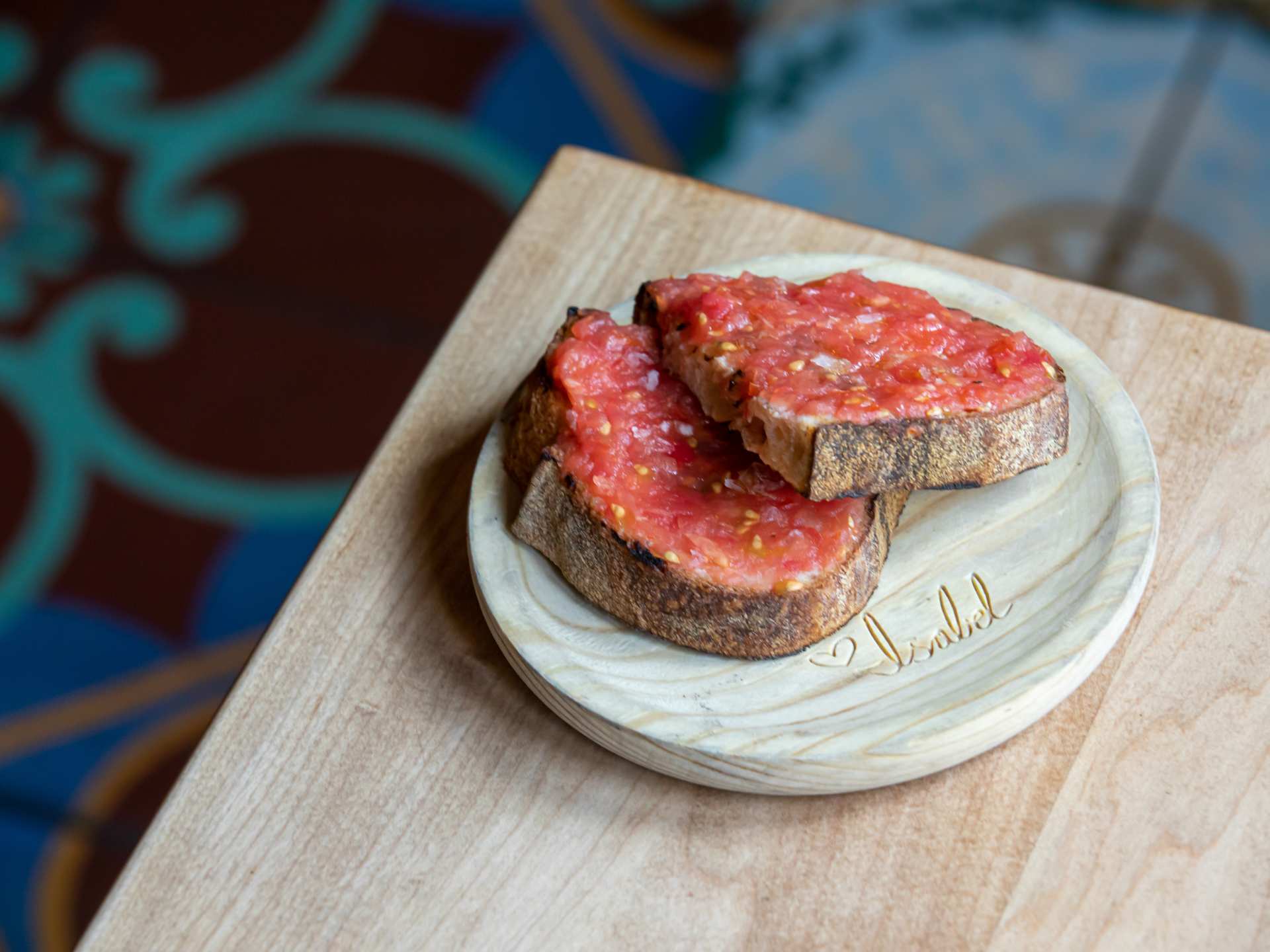Best restaurants Toronto | Bar Isabel tomato bread