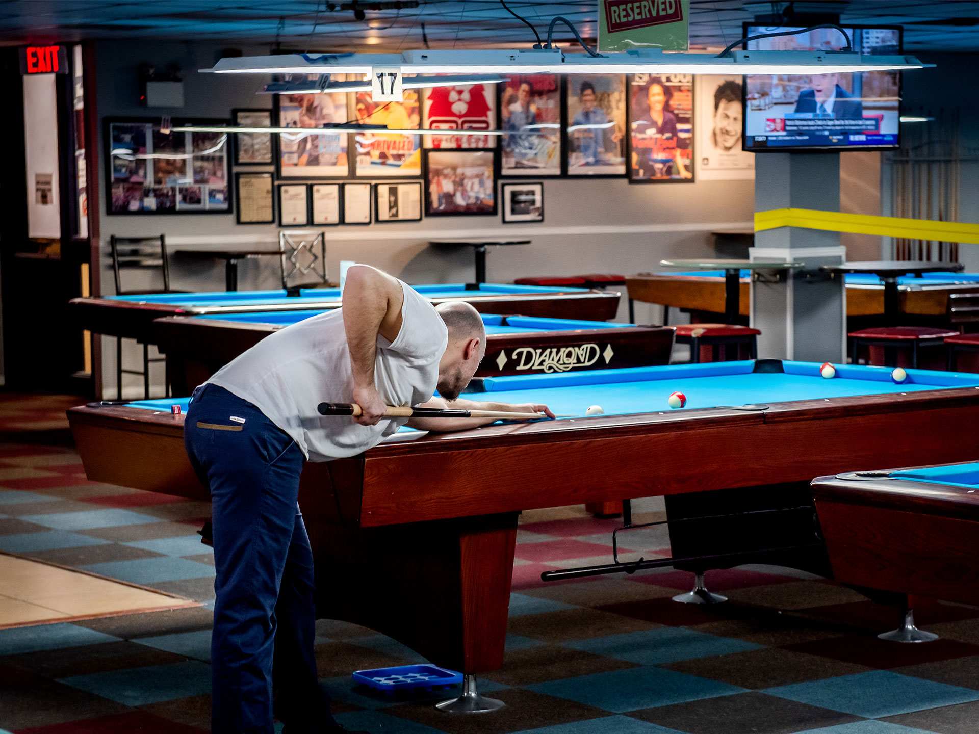 Best Scarborough restaurants | Playing pool at Le Spot Billiard Lounge