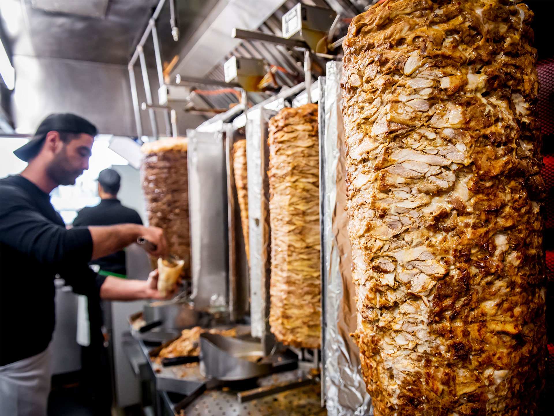 Best Scarborough restaurants | Rotating spit at Shawarma Empire