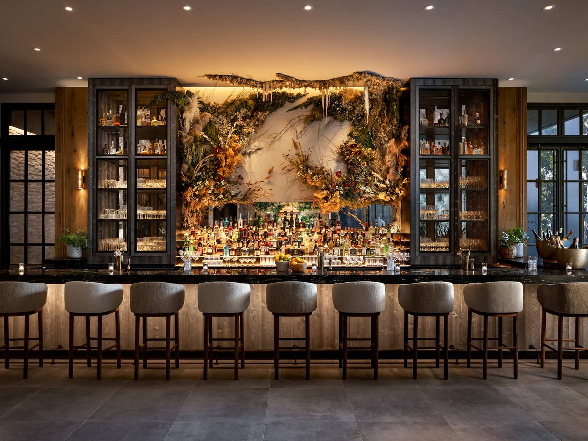 Things to do in Toronto | The bar at Flora Lobby Lounge inside 1 Hotel Toronto