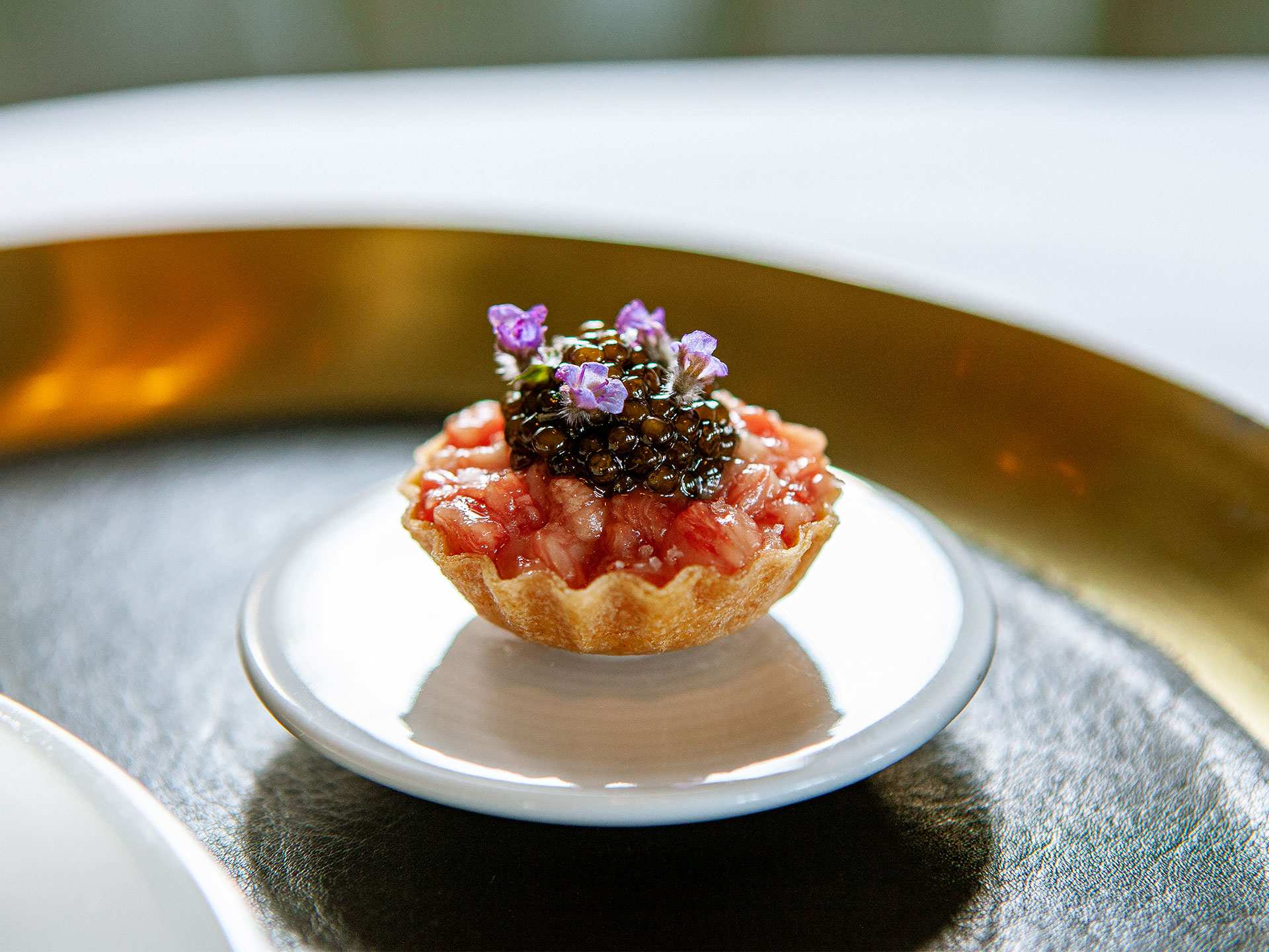 Michelin recommended and Michelin star restaurants in Toronto | A tart at Alo