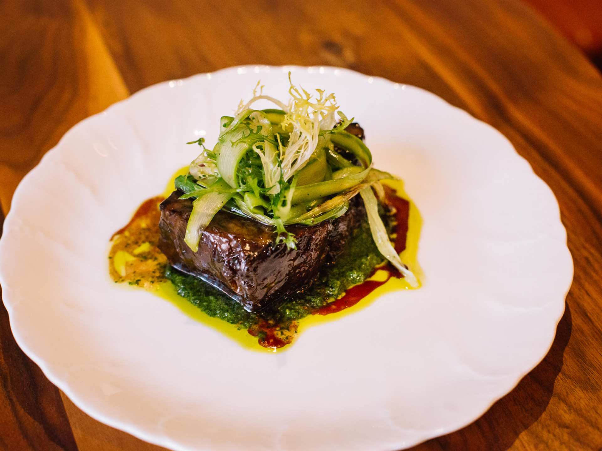 Michelin recommended and Michelin star restaurants in Toronto | Short rib at Alobar Yorkville