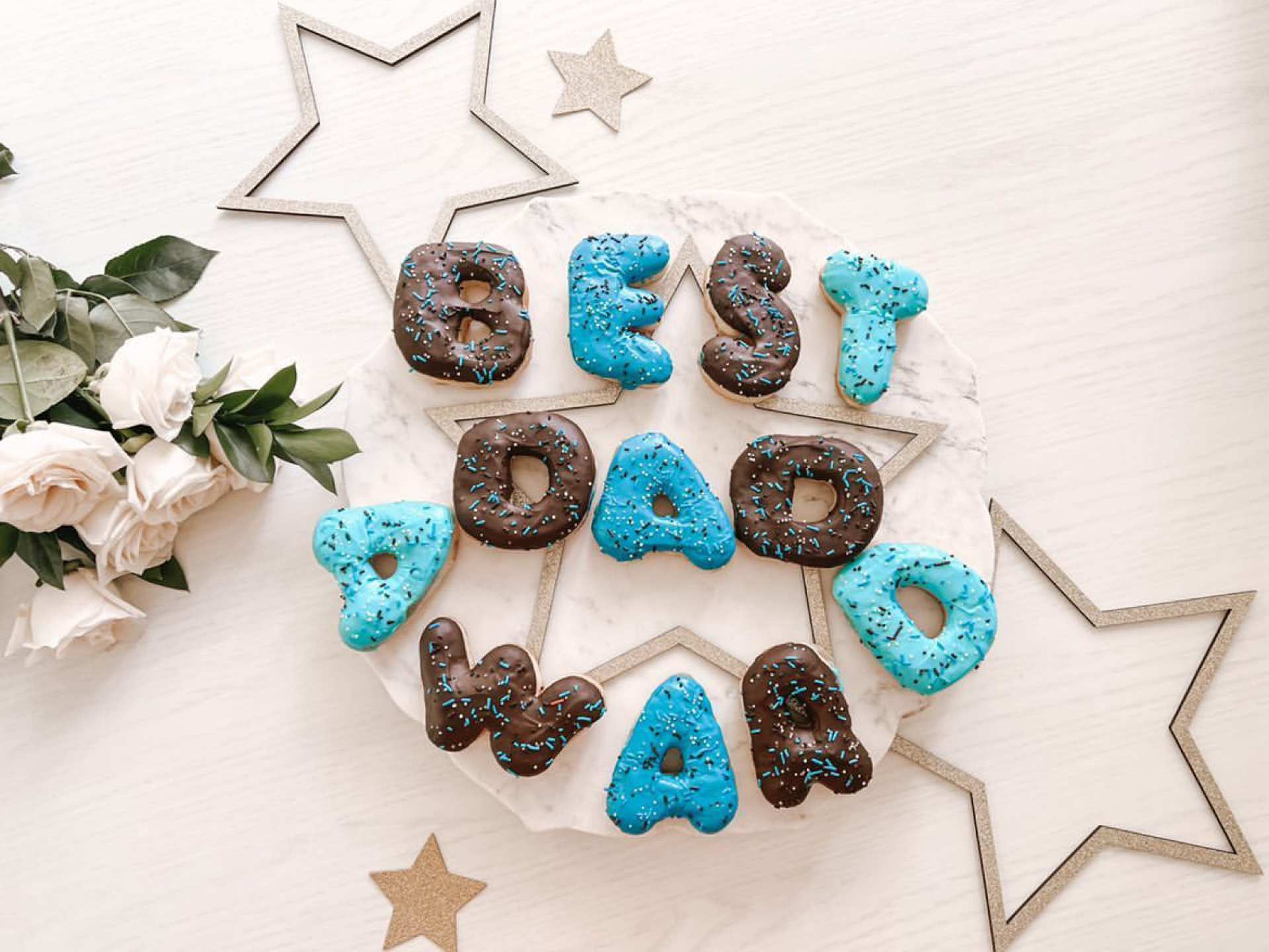 Best doughnuts in Toronto | Best Dad Award doughnuts from Letterbox Doughnuts