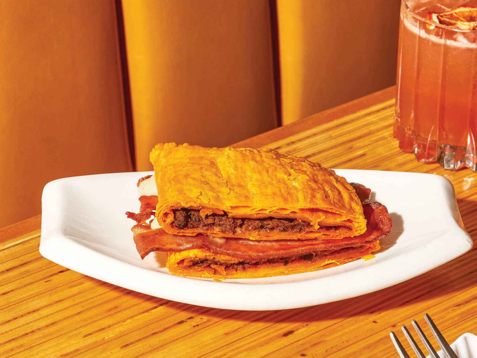 Jamaican patty double down at Patois