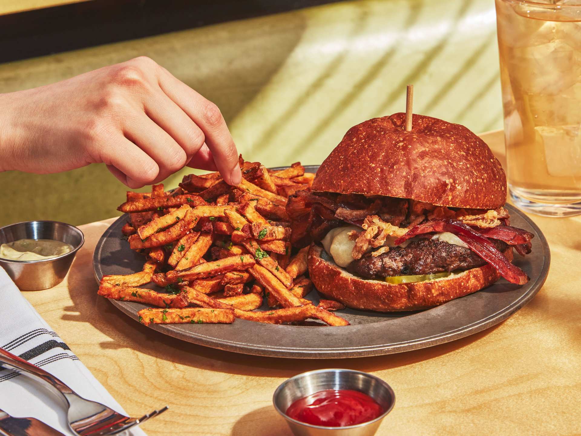 Best patios Toronto | The Drake Burger