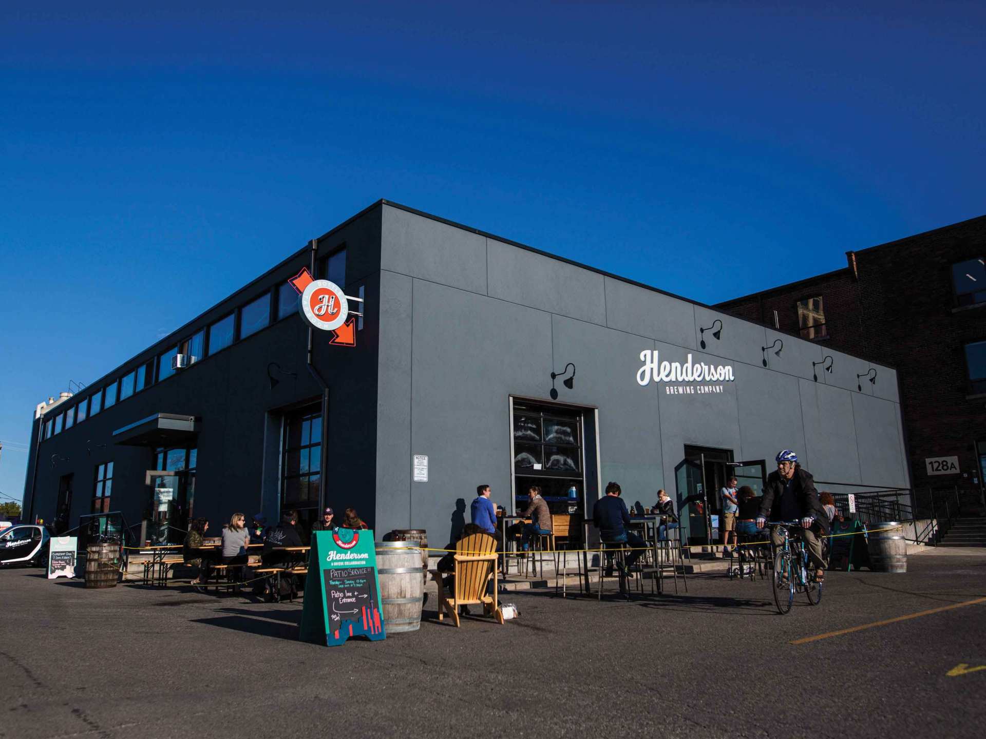 Best breweries in Toronto | The exterior of Henderson Brewing Company