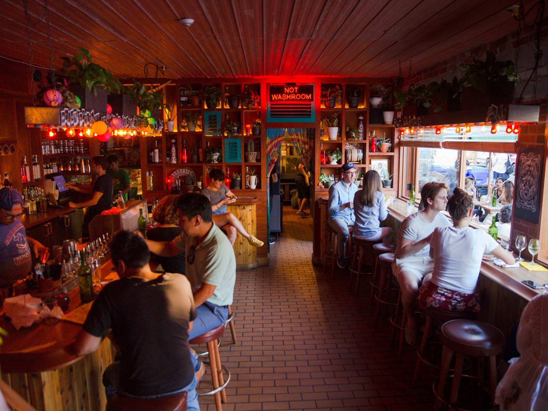 Tequila and mezcal | People inside El Rey mezcal bar in Kensington Market
