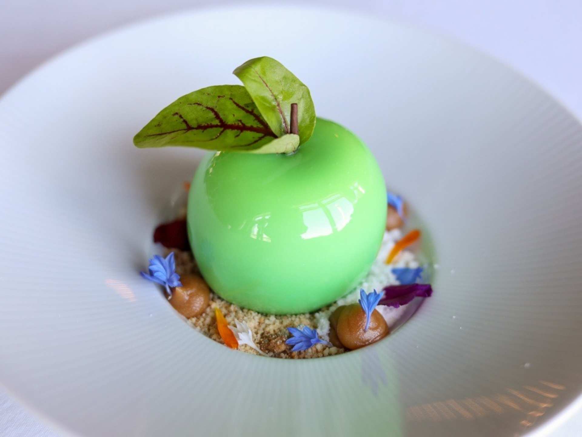Mission Point Resort | The Apple dessert at Chianti restaurant at Mission Point resort