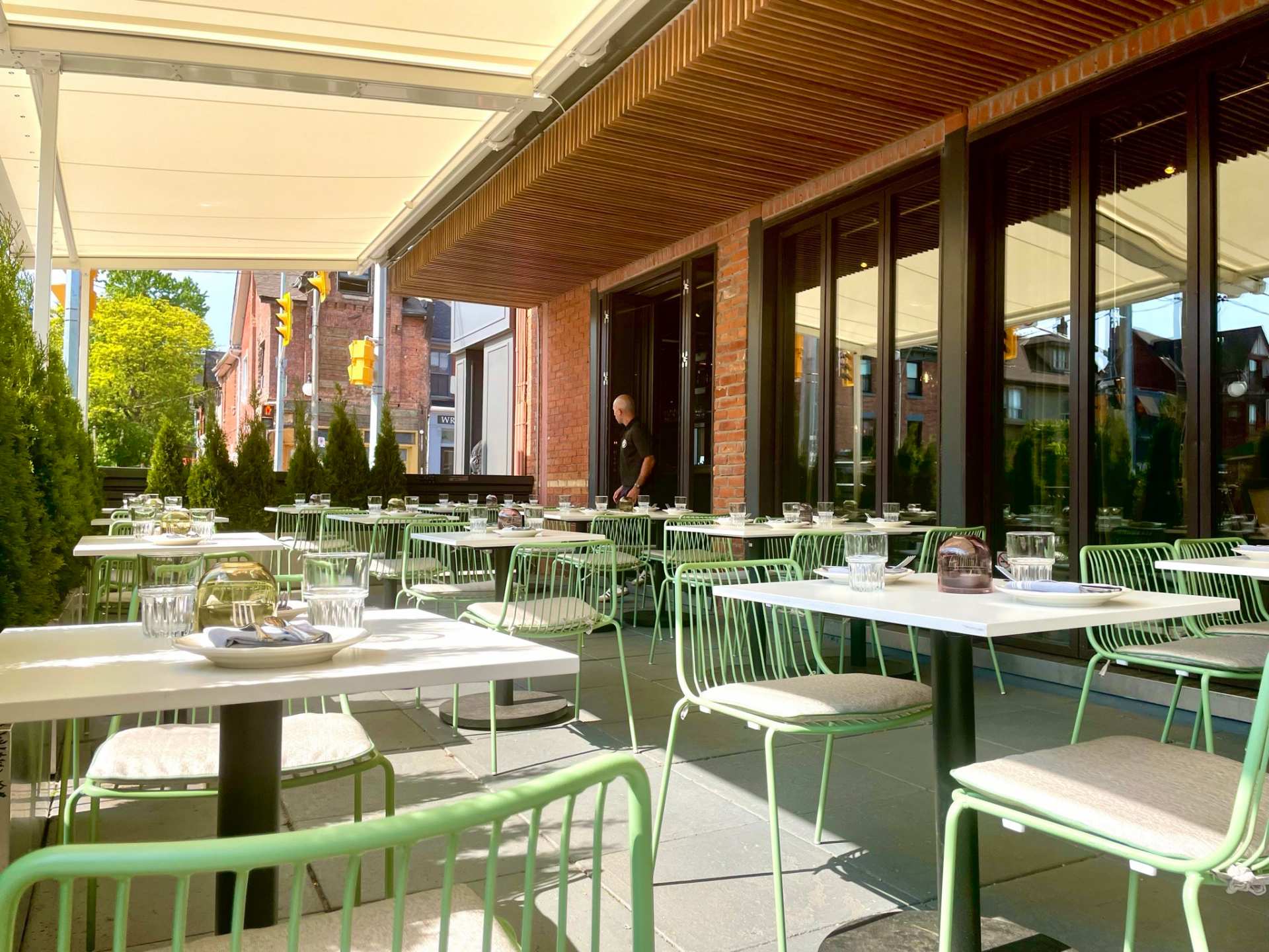 Best patios in Toronto | Outside on the patio at Parquet