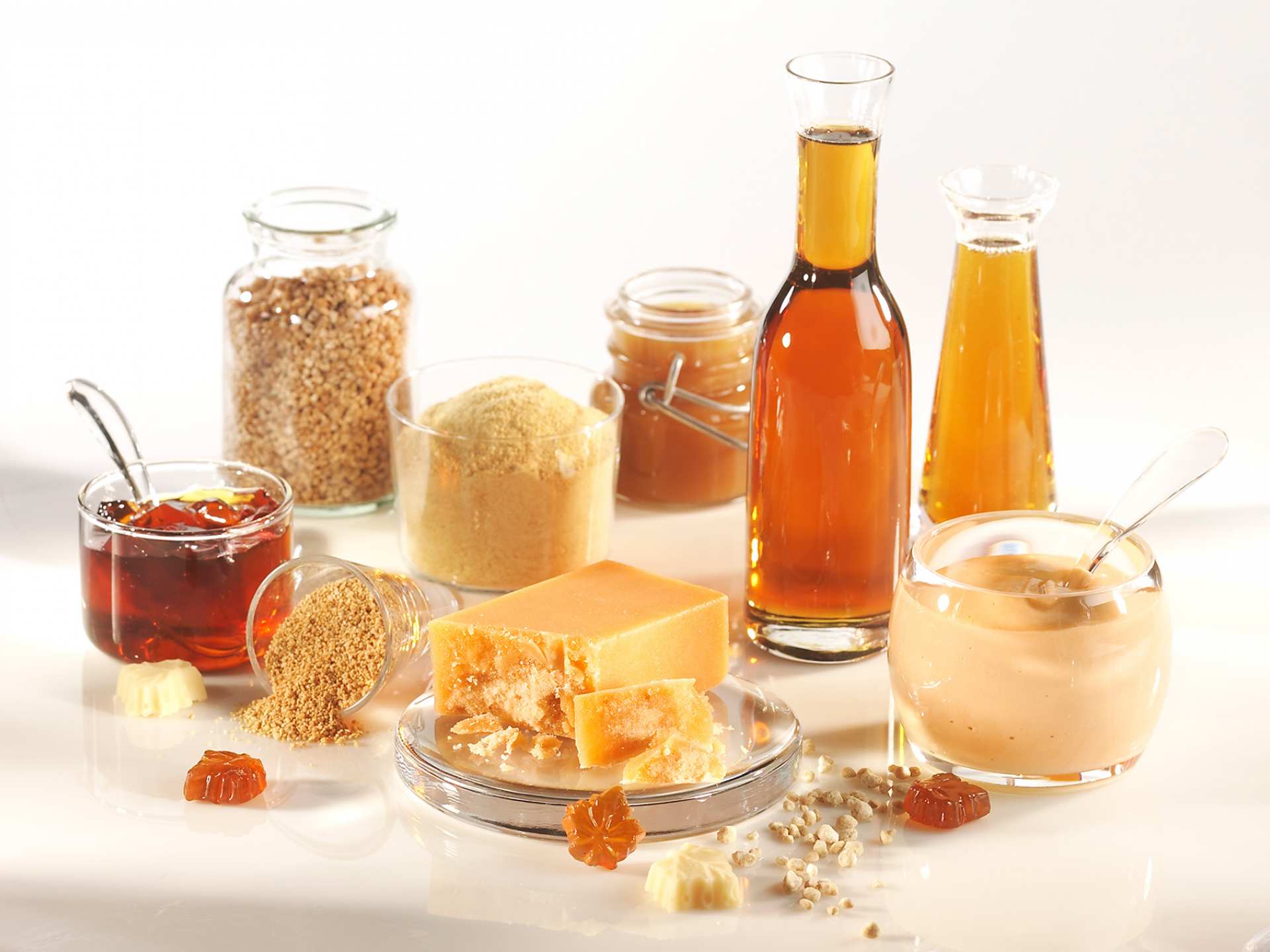 An assortment of different maple from Canada products