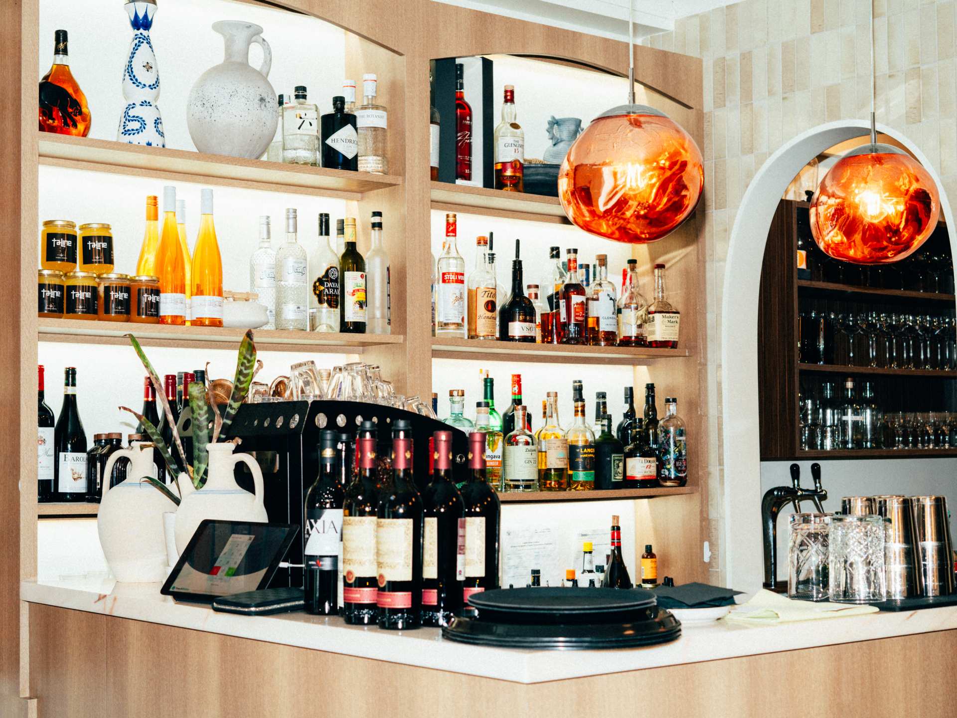 Taline Toronto | The bar area at Taline