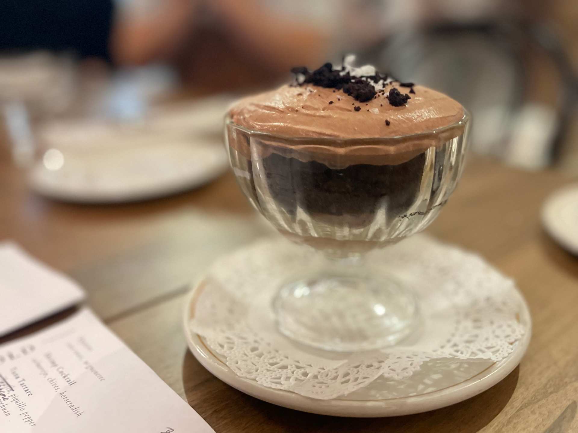 Best restaurants Toronto | A chocolate dessert at The Rosebud