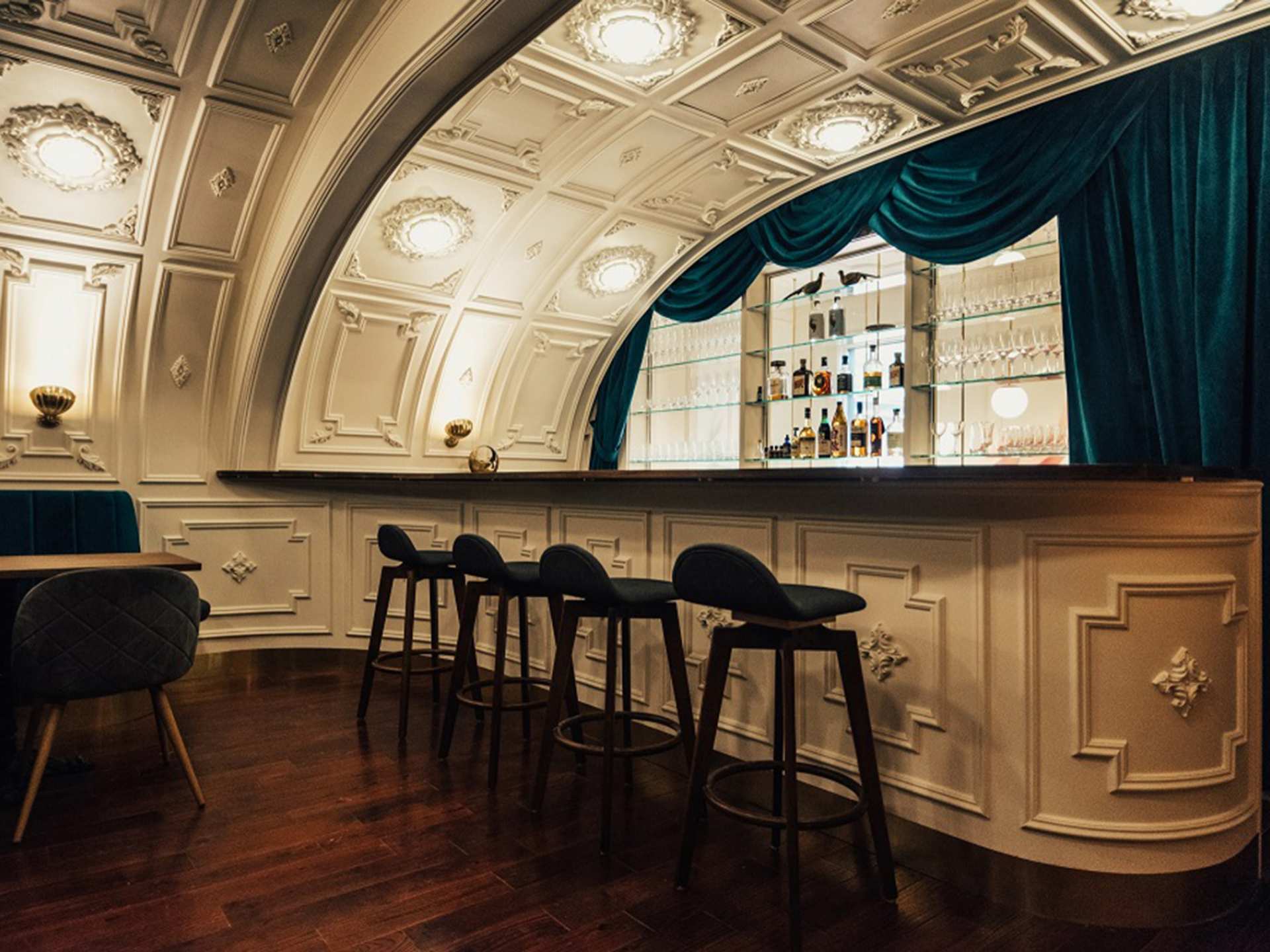 New Toronto restaurants | The ornate interior at Bar Avelo, a plant-based speakeasy