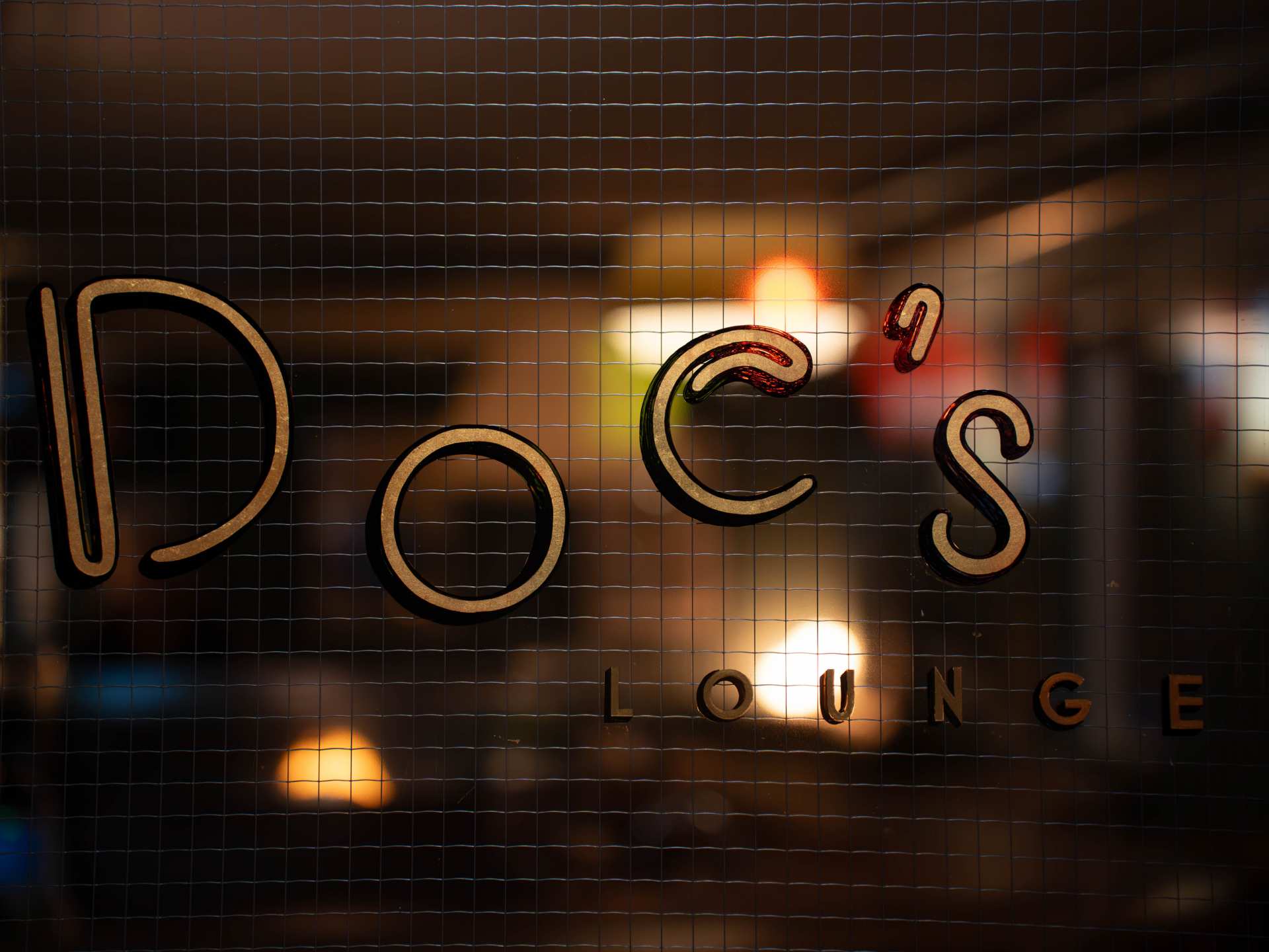 Doc’s Green Door Lounge | The sign outside Doc’s Green Door Lounge