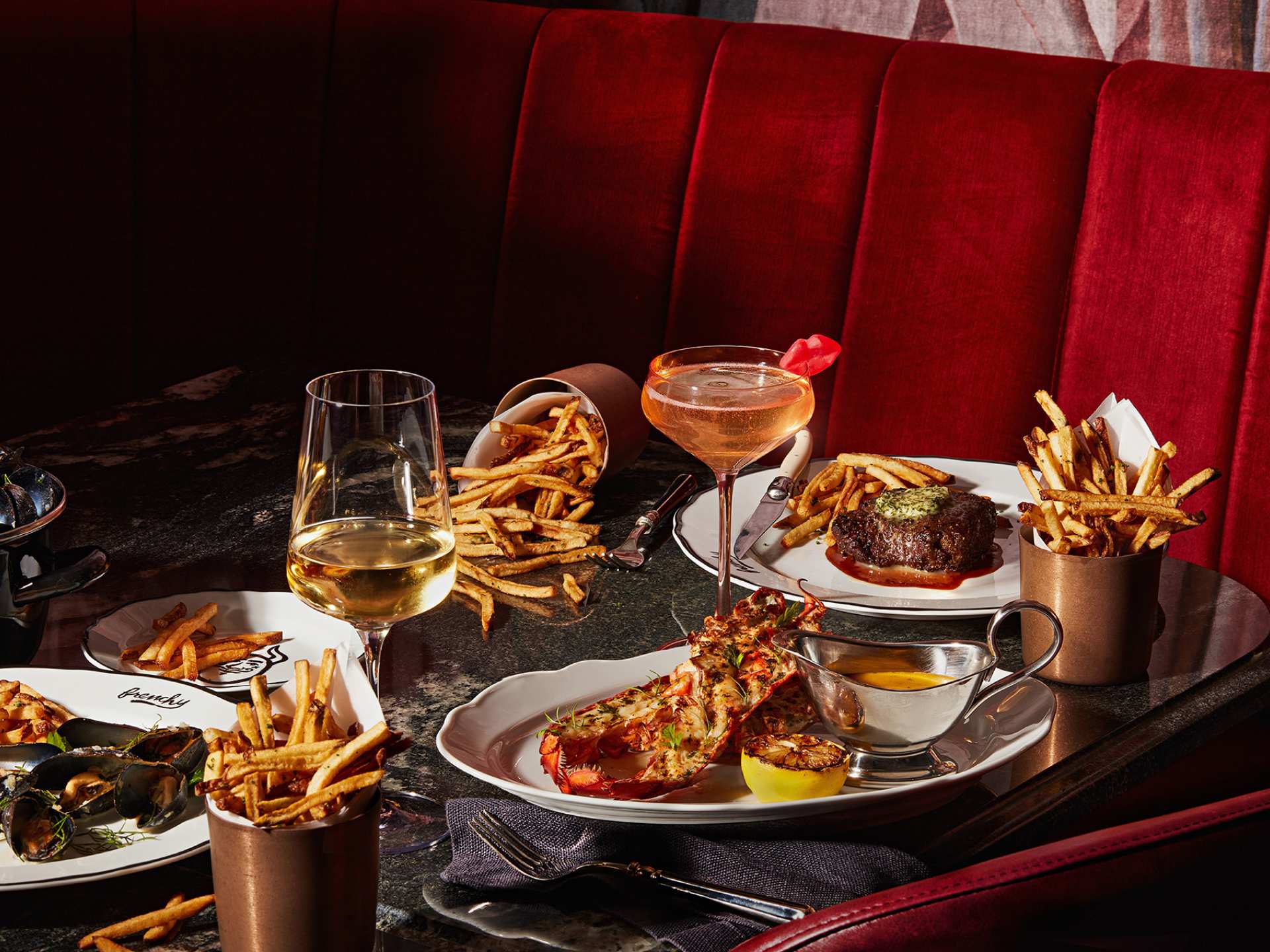 Best new restaurants Toronto | Frites and other food at Frenchy