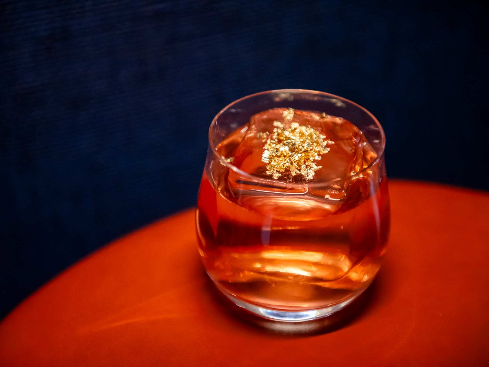 Best new restaurants Toronto | A gold-garnished cocktail at The Dorset