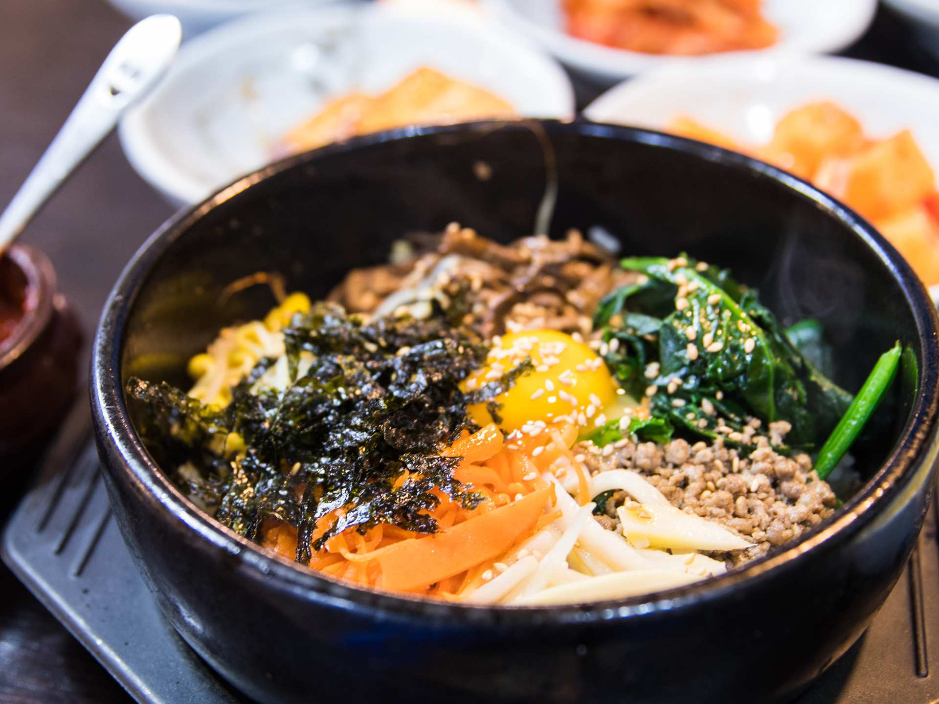 A bowl of bibimbap