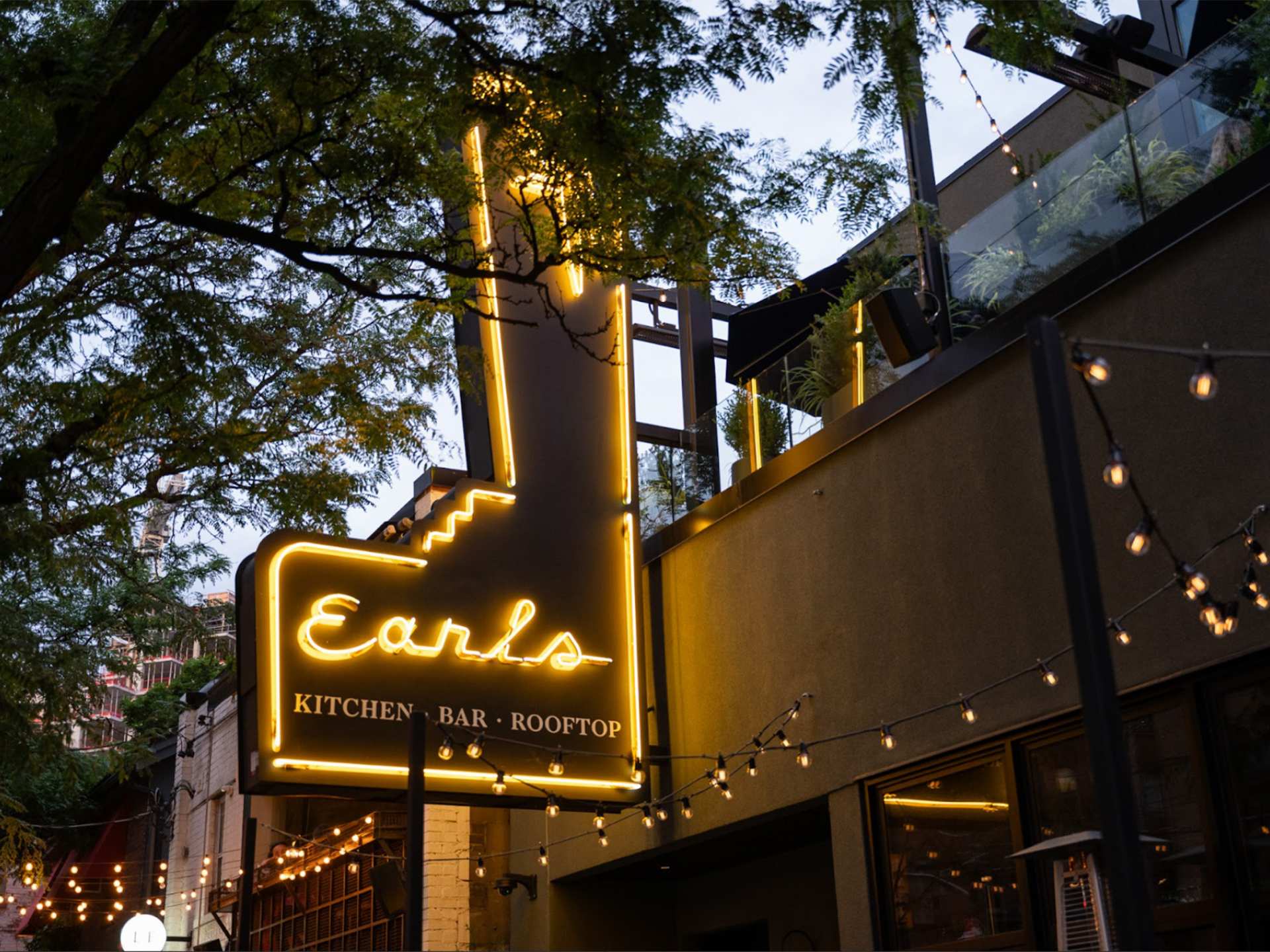 Best new Toronto restaurants | The sign outside of Earls on King West