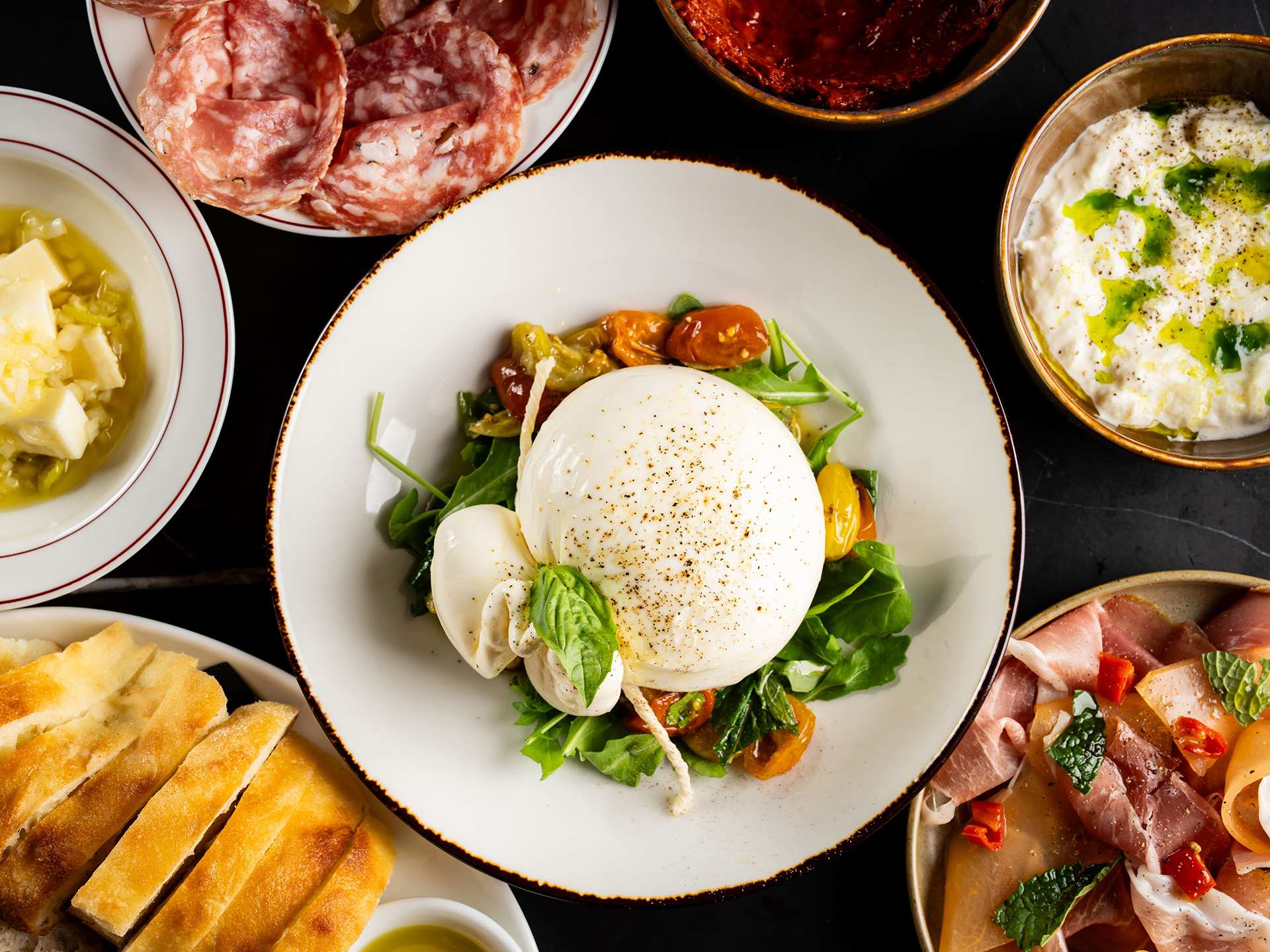 Best Italian restaurants Toronto | Burrata and other small plates at Bar Notte