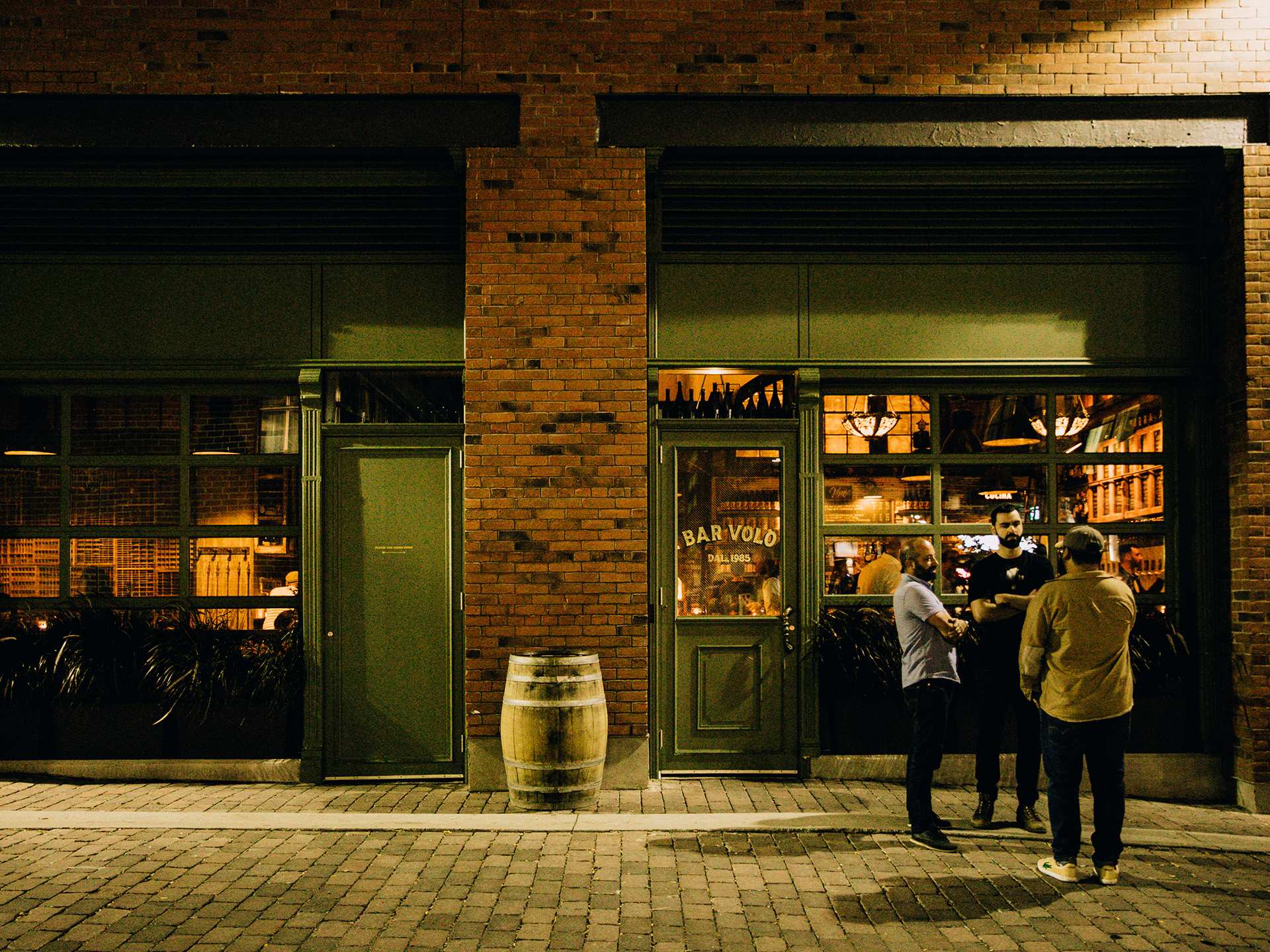 Best Italian restaurants in Toronto | The exterior of Bar Volo