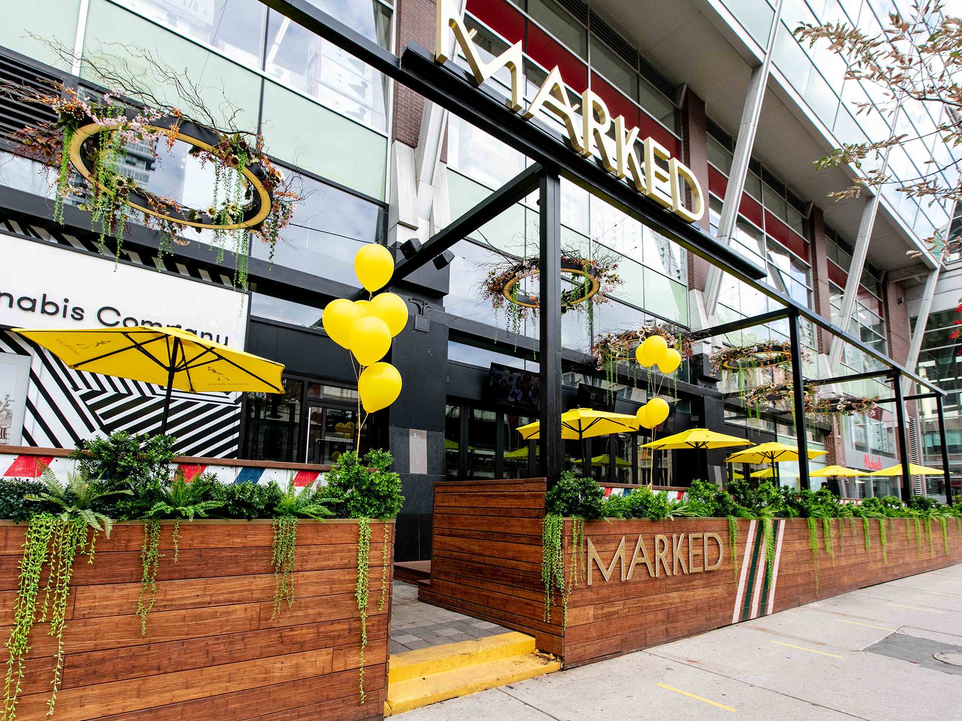 The best bars in Toronto | The exterior at Marked and the patio