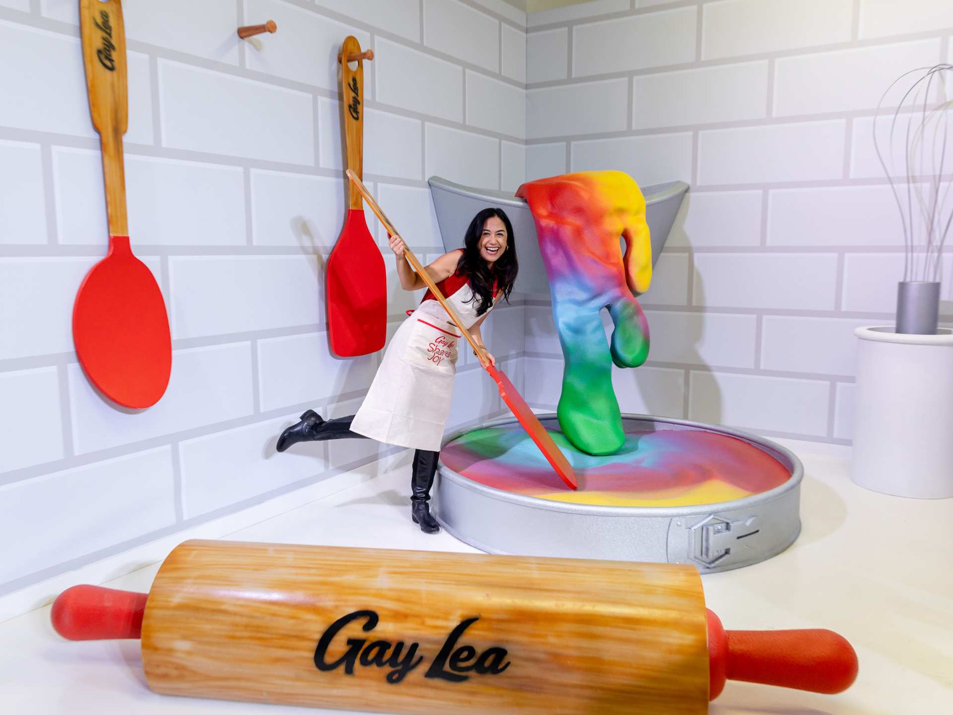 Best Christmas bars and markets in Toronto | A visitor experiences the Gay Lea pop-up at the well in 2023