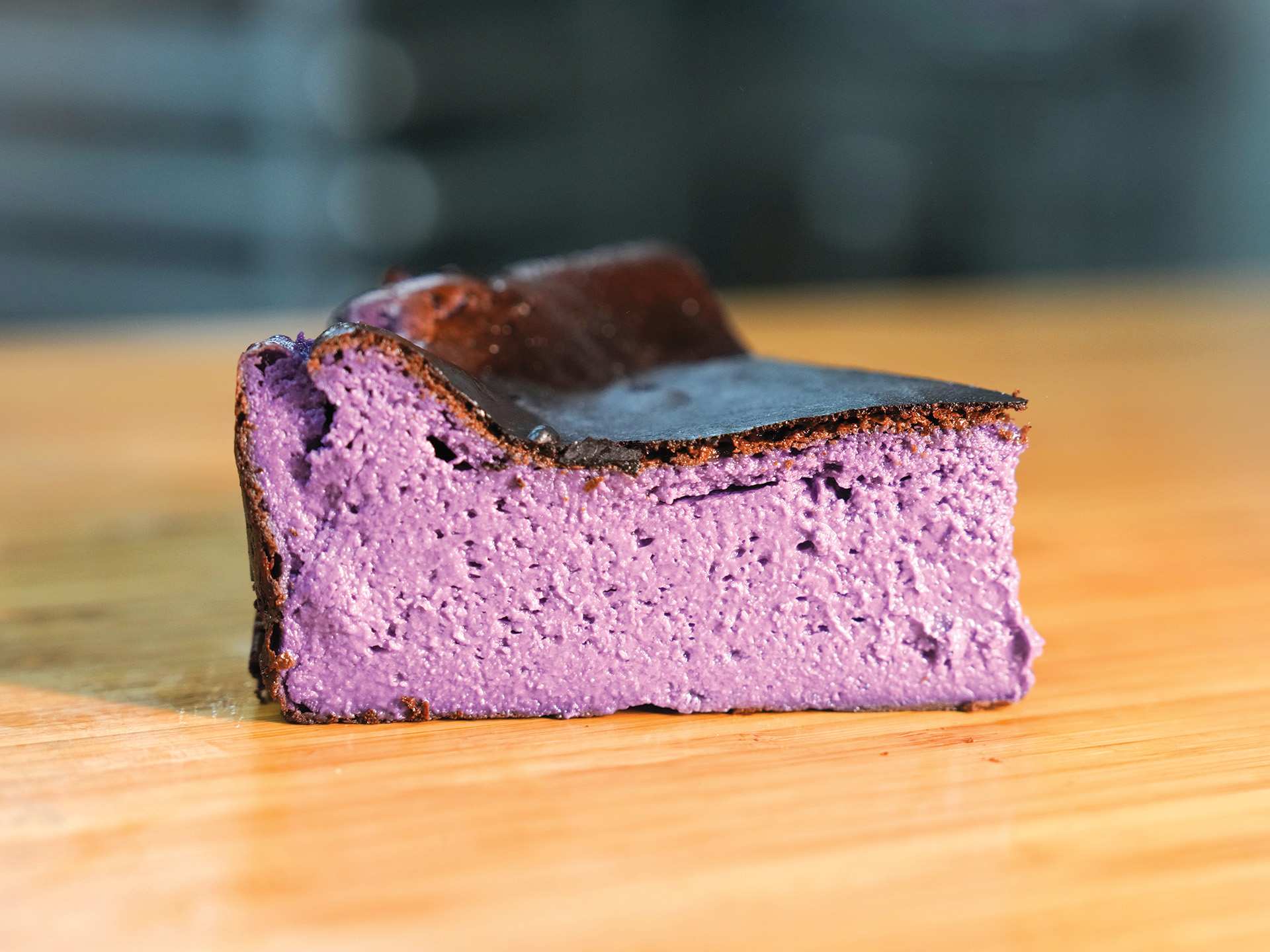 The Ube Coconut Basque from Bakerrae