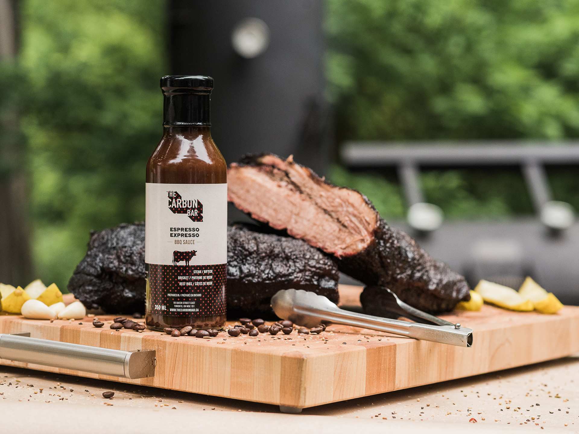 Beef and barbecue sauce from The Carbon Bar