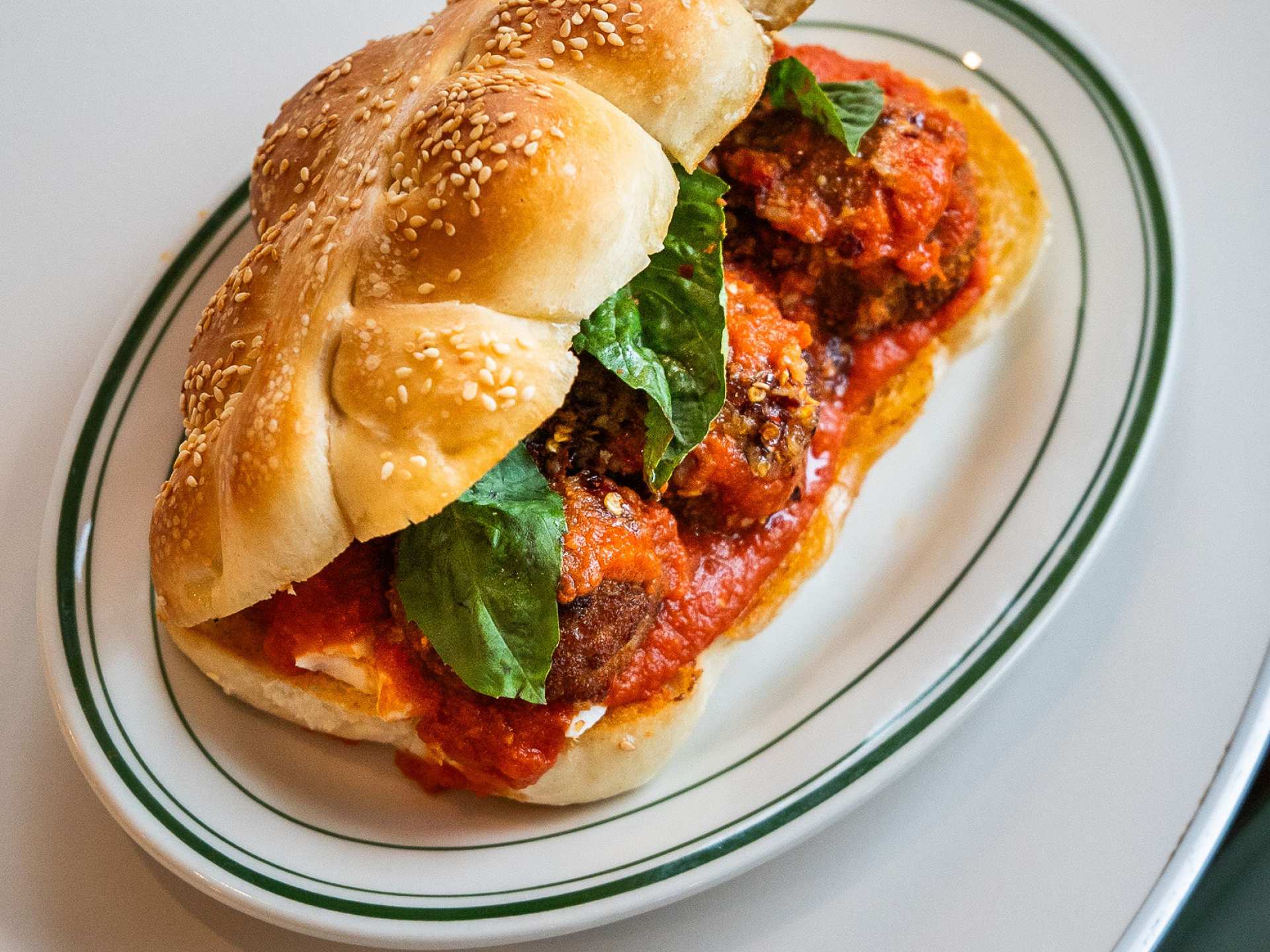 Best vegan restaurants in Toronto | The Meatball Sandwich at Stefano's