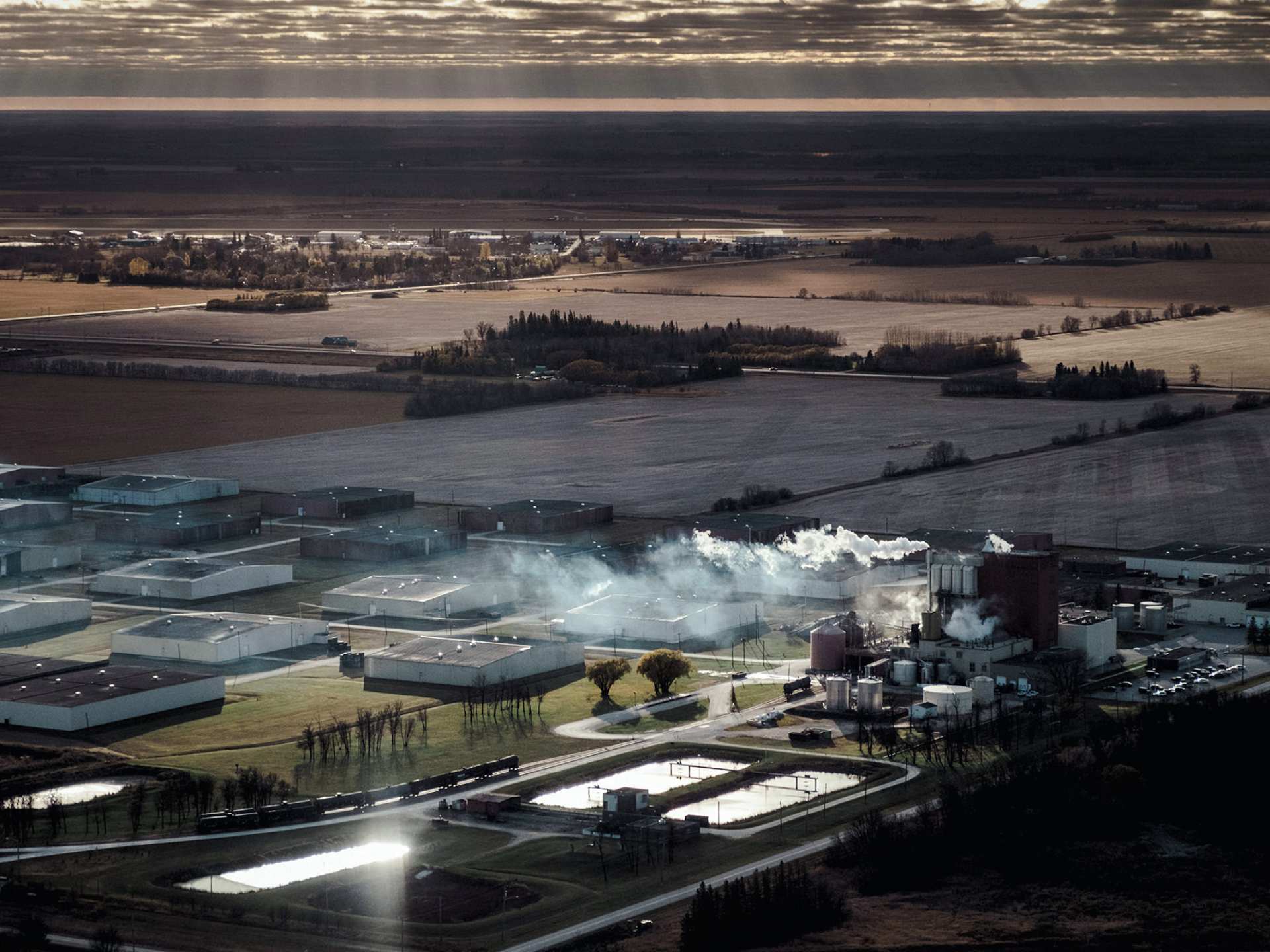 The Crown Royal distillery in Gimli, Manitoba The Crown Royal distillery in Gimli, Manitoba