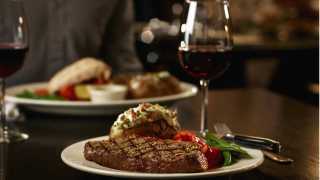 The Keg Steak and Red Wine