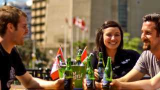 Steam Whistle pre-game Blue Jays beer bar with patio Steam Whistle pre-game Blue Jays beer bar with patio